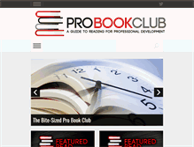 Tablet Screenshot of probookclub.com